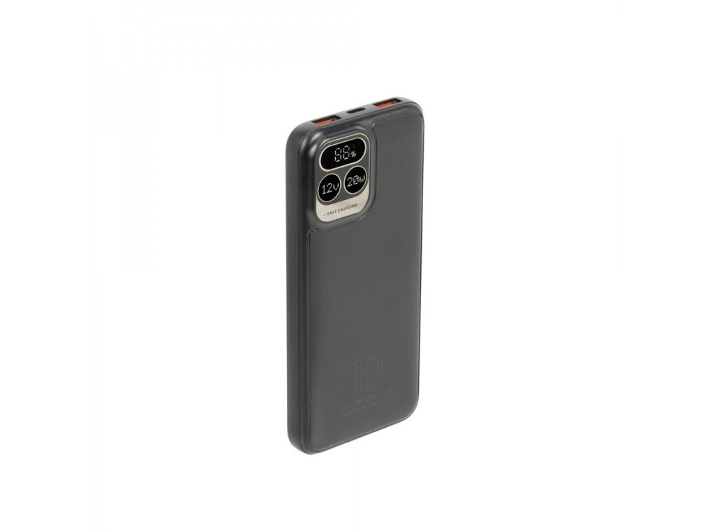 Rivacase VA2511 10000mAh Power Bank 20W USB-C PD QC3.0 with LCD Screen – Black – view 8