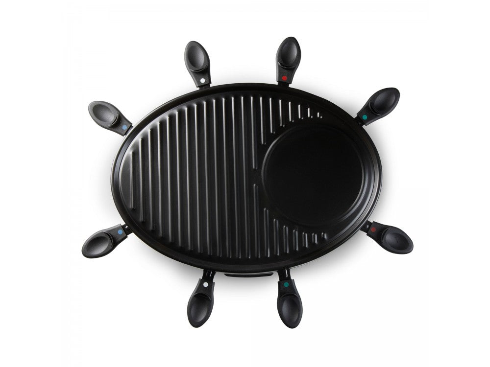 DOMO Raclette Grill DO9038G – 1200W, 8 Enamelled Pans & Wooden Spatulas, PFAS-Free – view 8