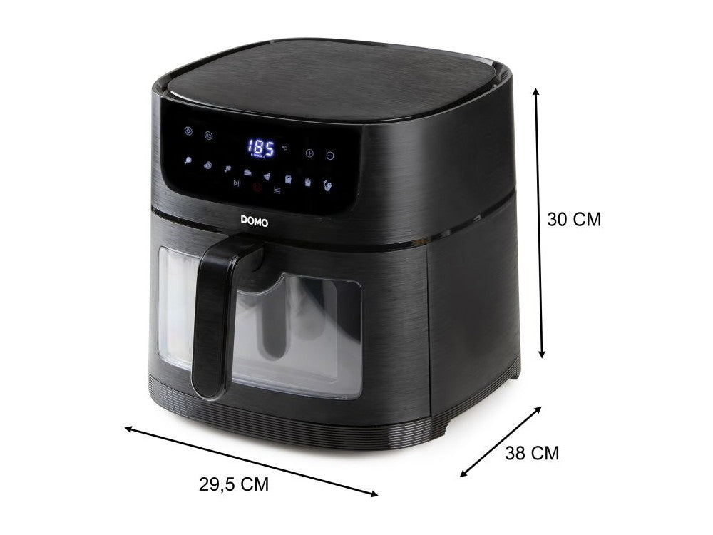 DOMO 8L Air Fryer XXL 1800W – Viewing Window, 220°C, 8 Presets, Touch Panel, PFAS-Free – view 8