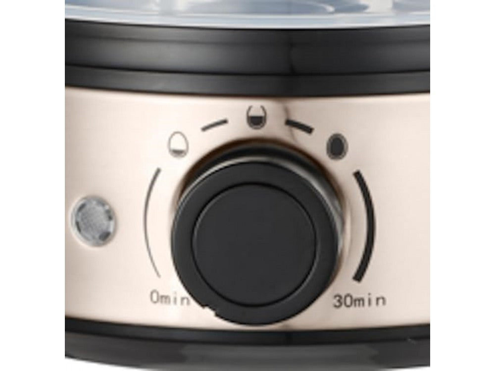Emerio Electric Egg Boiler 7-Egg 400W BPA-Free – 3 Cooking Levels, Audible Alert, Gold Inox – view 9