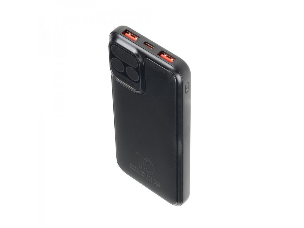 Rivacase VA2511 10000mAh Power Bank 20W USB-C PD QC3.0 with LCD Screen – Black – view 10