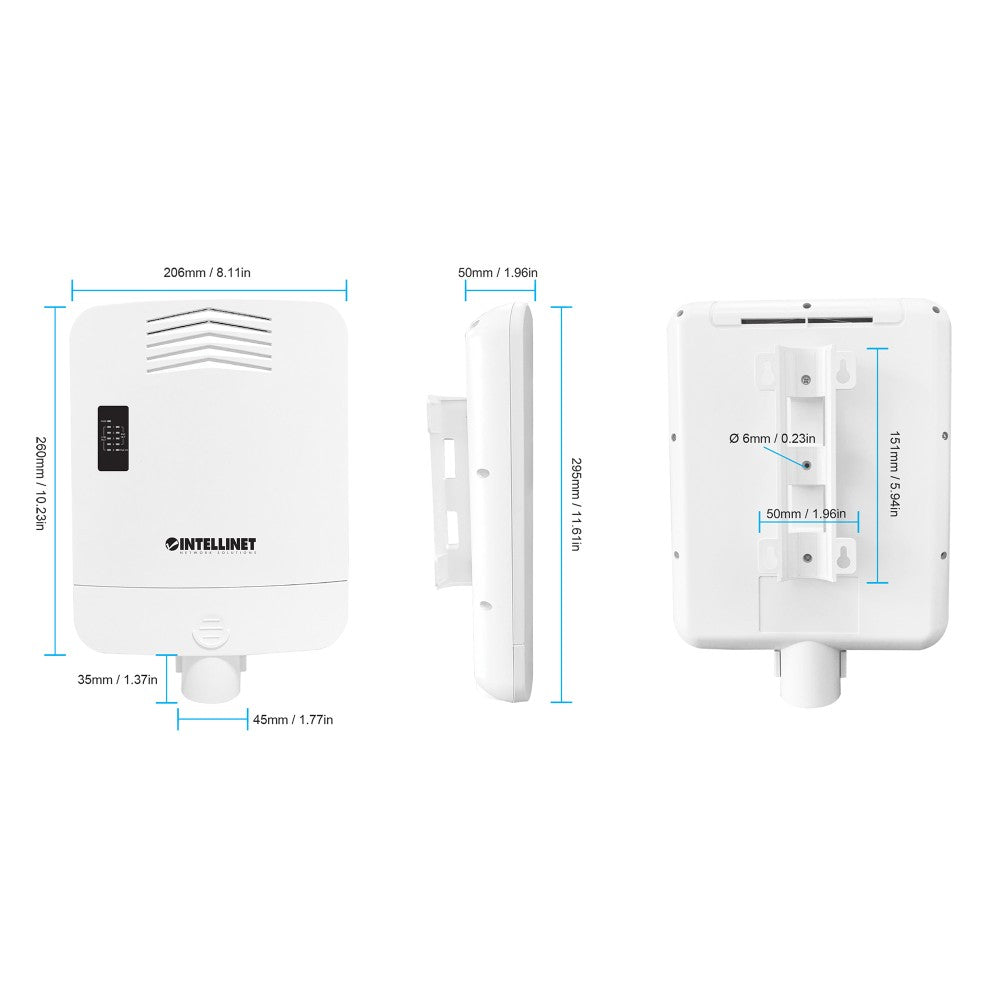 INTELLINET Network Switch — Side View