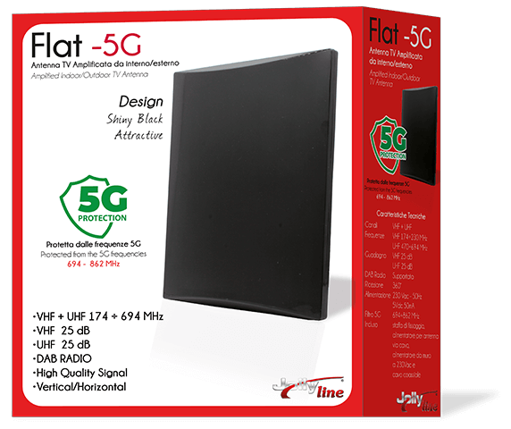 GBS Elettronica TV Antenna — Side View