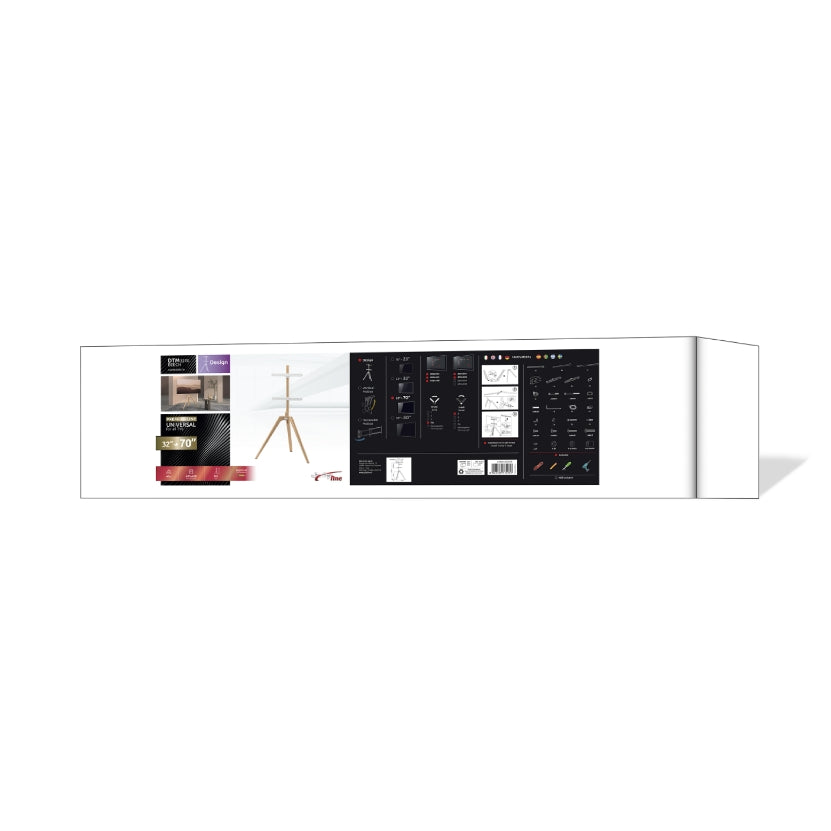 GBC TV Floor Stand — Side View