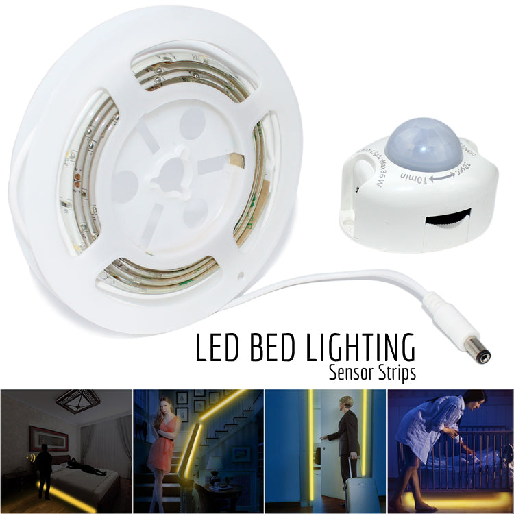 LED Motion-Sensor Under-Bed Light Single – 1.2 m 36-LED Strip, 7.5 W & 12 V DC Adapter – view 6