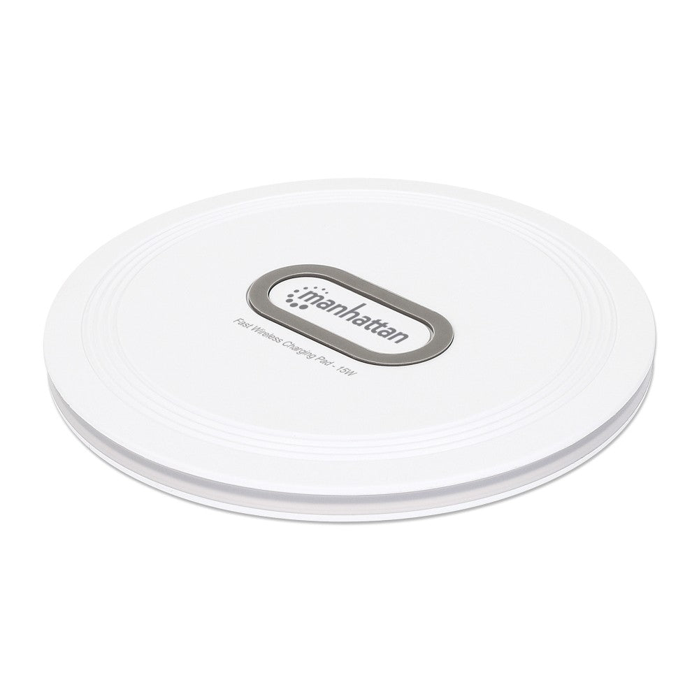 Manhattan I-CHARGE-WR15W Qi Wireless Charger 15W – USB-C Input & FOD Protection – view 3