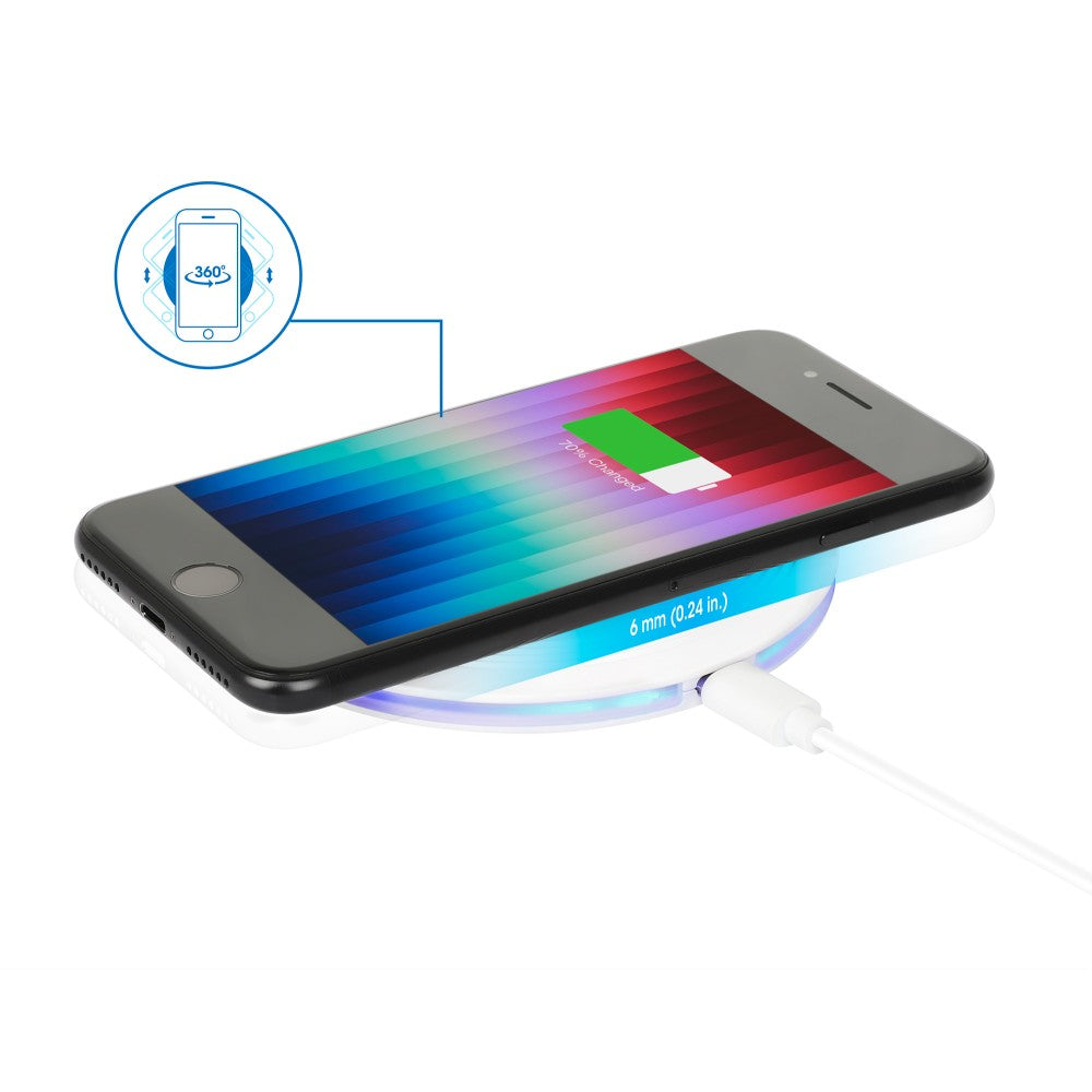 Manhattan I-CHARGE-WR15W Qi Wireless Charger 15W – USB-C Input & FOD Protection – view 4