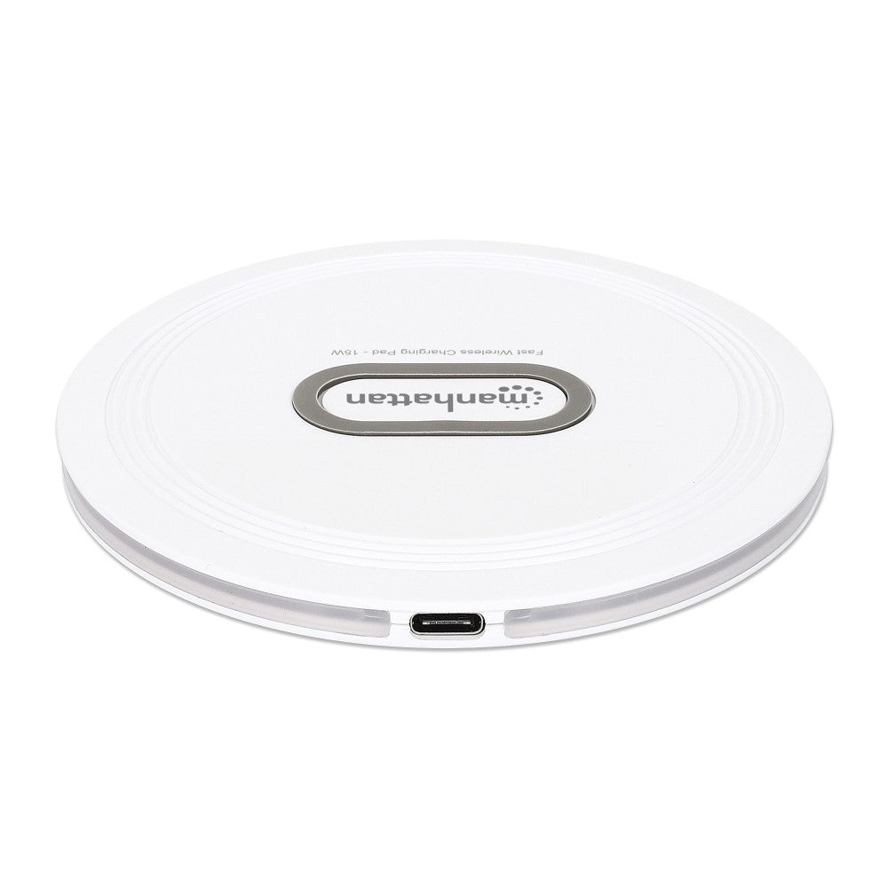 Manhattan I-CHARGE-WR15W Qi Wireless Charger 15W – USB-C Input & FOD Protection – view 6