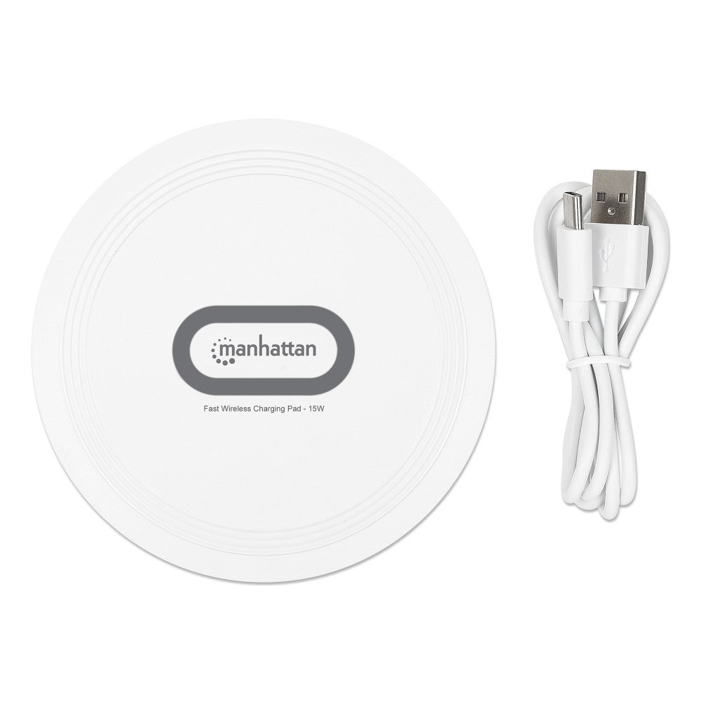 Manhattan I-CHARGE-WR15W Qi Wireless Charger 15W – USB-C Input & FOD Protection – view 9