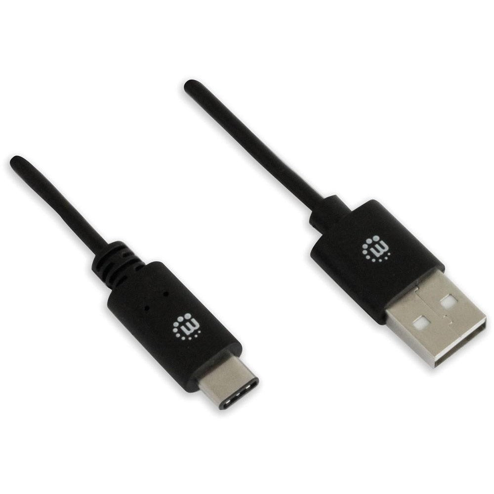 Manhattan ICOC MUSB20-CMAM20 USB-A to USB-C Cable 2 m – USB 2.0, 480 Mbps & 3A – view 3
