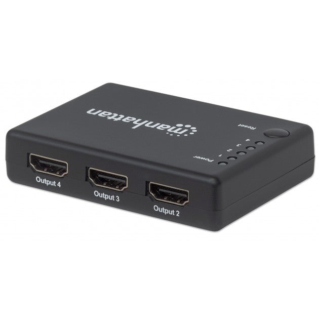 Manhattan IDATA HDMI-4K4PMH 4-Port HDMI Splitter 4K – Built-in Booster, HDCP 1.4 & 3D – view 4