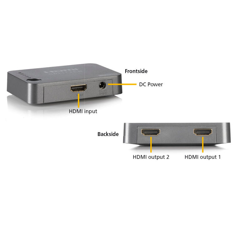 Marmitek Split 312 UHD HDMI Splitter 1-In 2-Out – 4K UHD, HDCP 2.2 & 10.2 Gbps Bandwidth – view 4