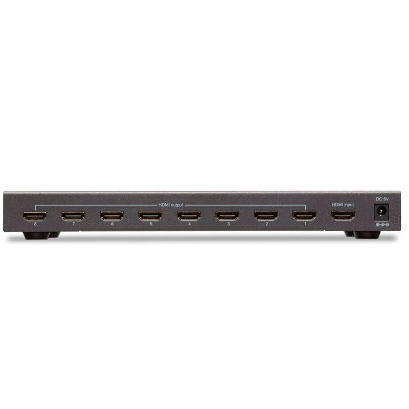 Marmitek Split 418 UHD HDMI Splitter 1-In 8-Out – 4K UHD, Metal Housing & 10.2 Gbps – view 2