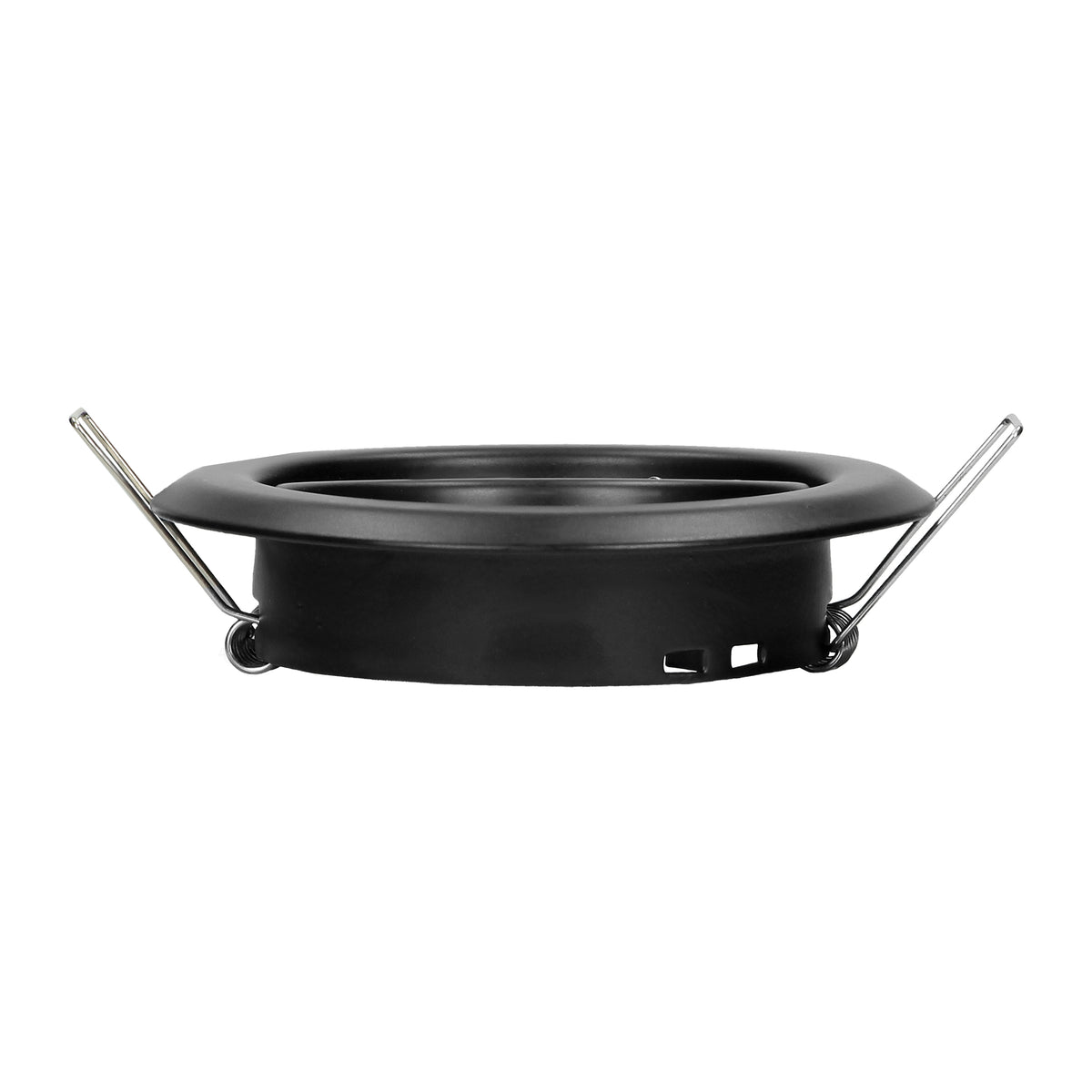 Orno 6176 Round Recessed Spot Frame – GU10/GX5.3, Max 50W & 77 mm Cutout Black – view 2