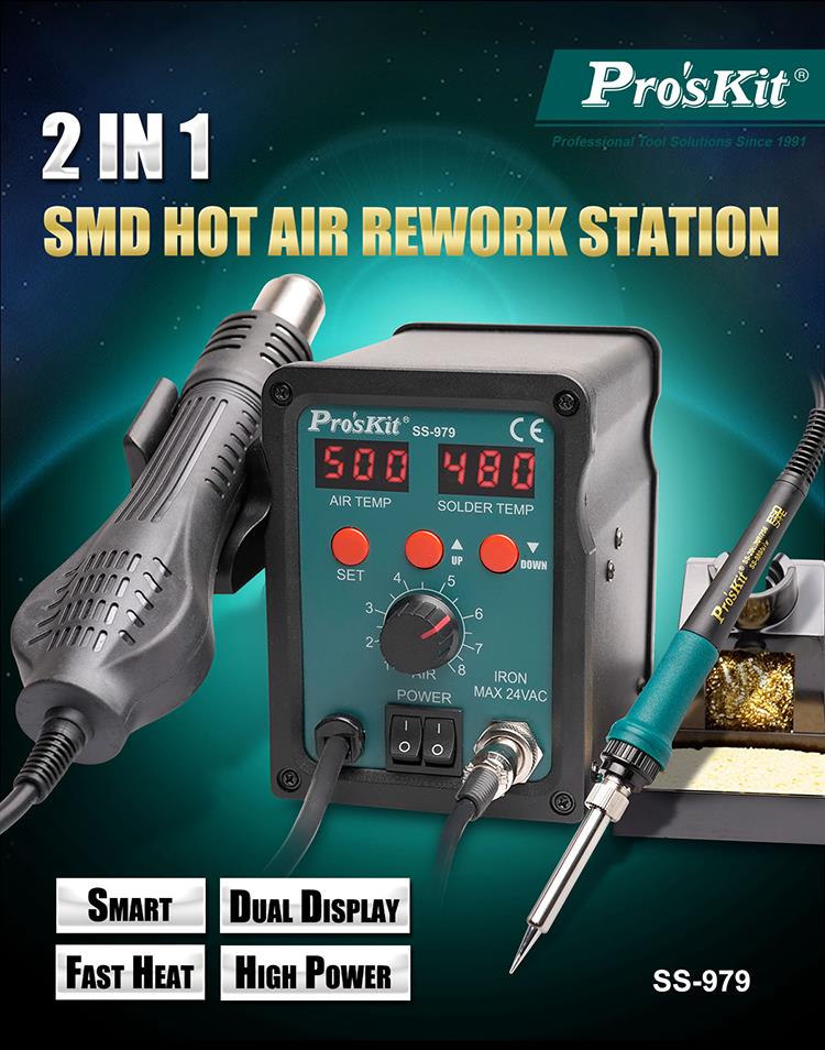 Proskit Soldering Station — Side View