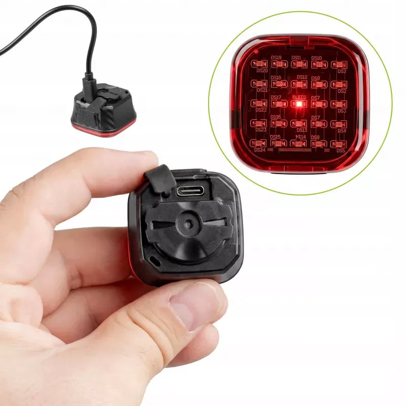 Rear Bike Light 500mAh 60lm IPX6 Brake VAR60 VAYOX - view 7