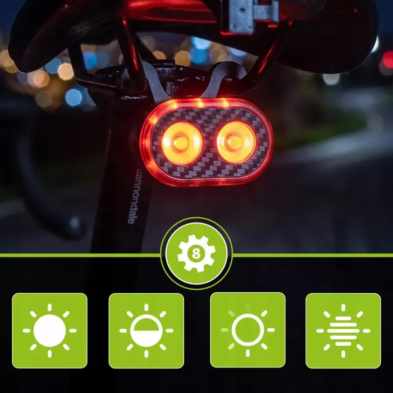 Rear Bike Light 700mAh 200lm Brake IPX6 VAR200 VAYOX - view 4
