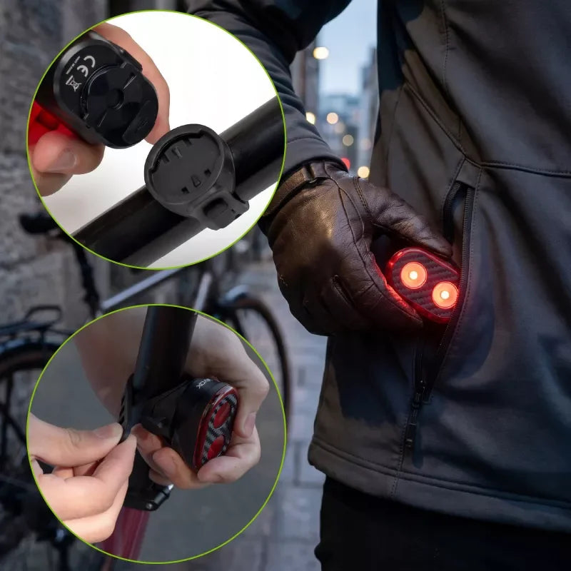 Rear Bike Light 700mAh 200lm Brake IPX6 VAR200 VAYOX - view 8