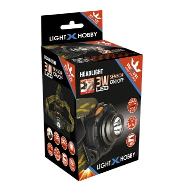 Rexer RX1026 LED Motion-Activated Headlamp – 3 W CREE, 200 lm & Cool White 6000 K – view 5