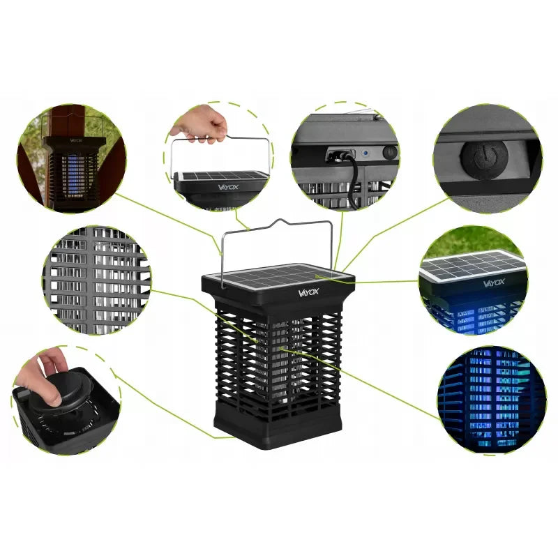Solar Panel Insect Killer Lamp IKV-200 VAYOX - view 3