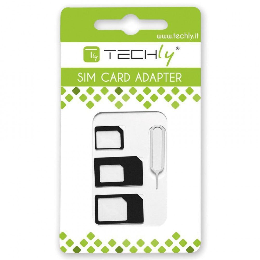 Techly I-SIM-3 4-in-1 Nano Micro SIM Card Adapter - view 3