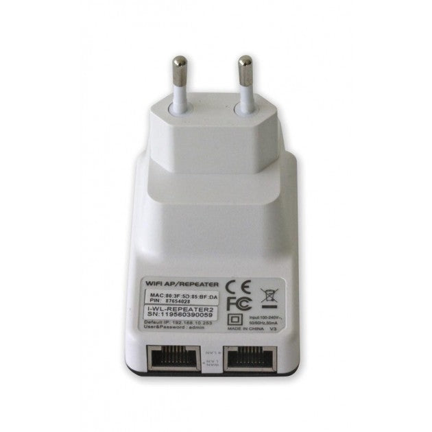 Techly I-WL-REPEATER2 N300 Wireless Repeater — View 4