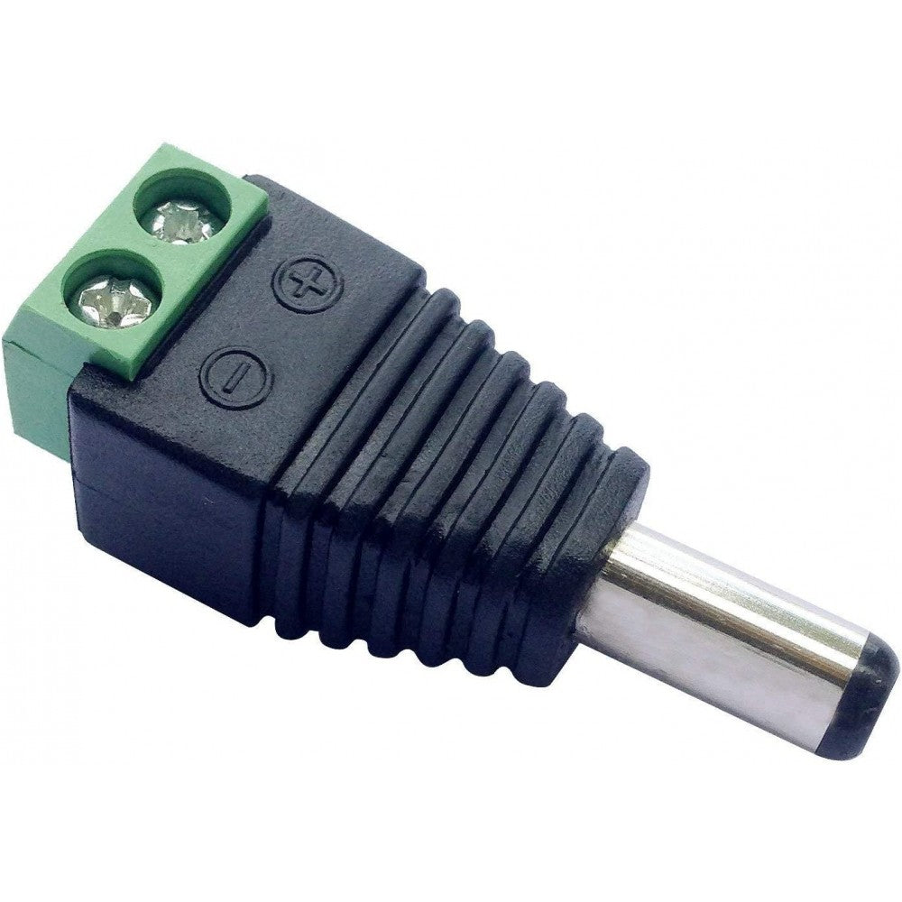 GBC 67.3750.69/S DC Barrel 5.5×2.1mm Male to Screw Terminal – Nickel-Plated Brass – view 3