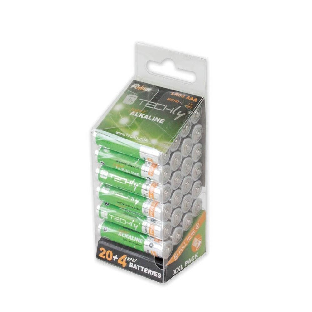 Techly IBT-KAL-LR03-B24T AAA Alkaline LR03 1.5V Batteries 24-Pack - view 3