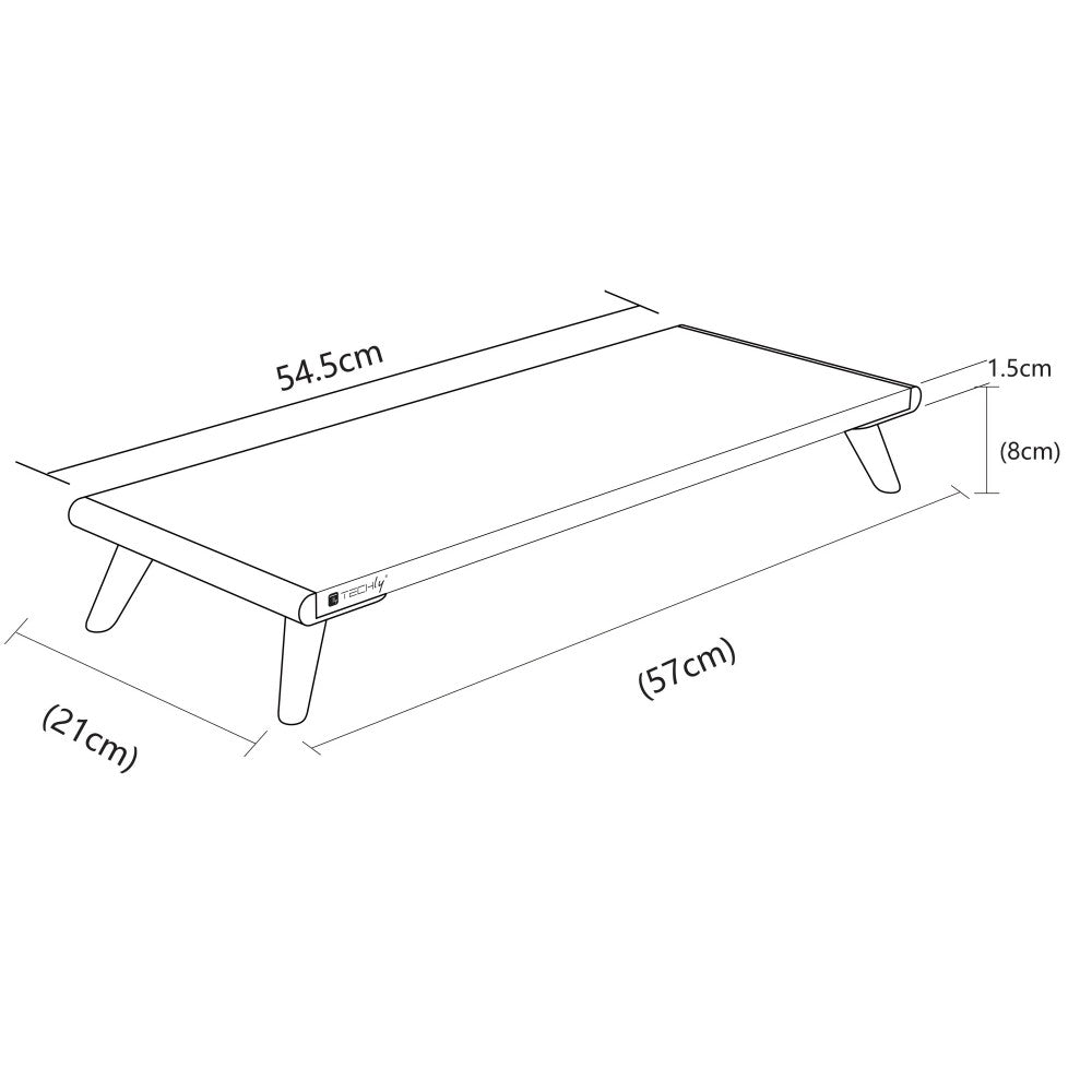 Techly ICA-MS 389 Monitor Riser — View 3