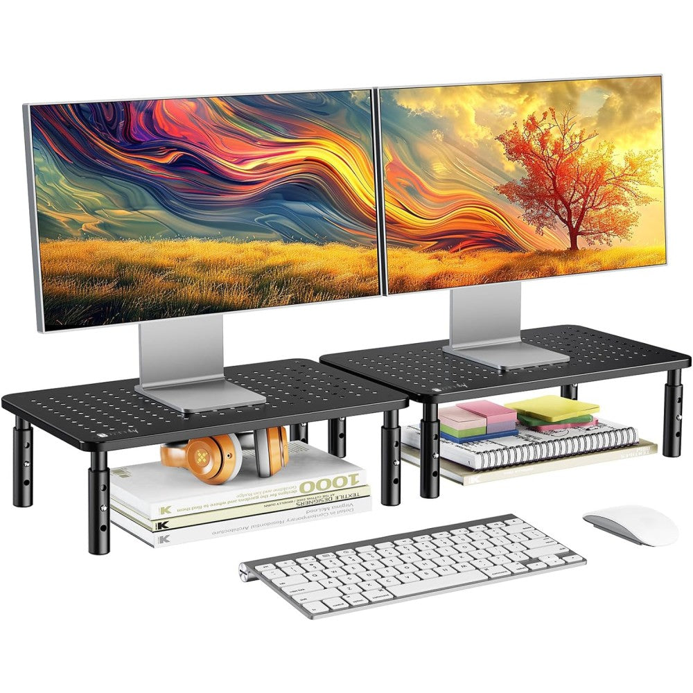 Techly ICA-MS 481 Height Adjustable Monitor Riser — View 11