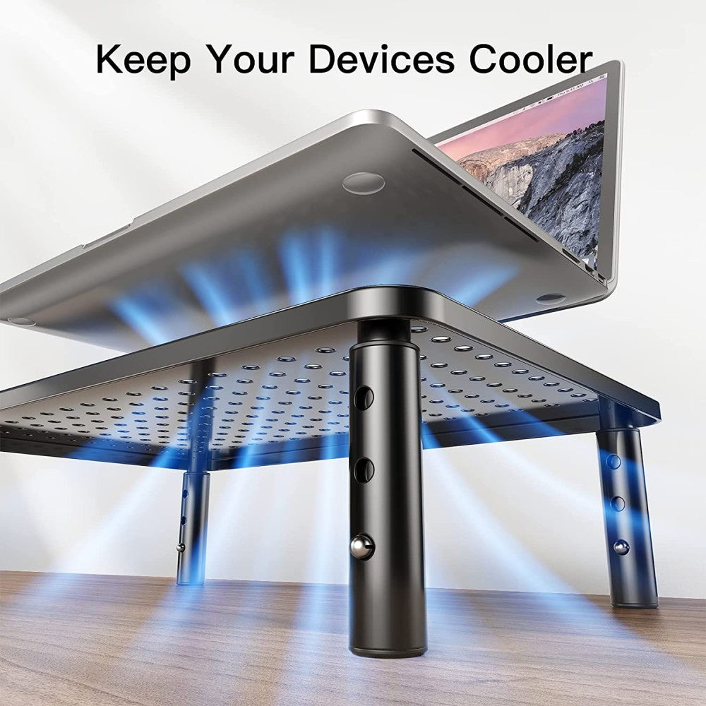 Techly ICA-MS 481 Height Adjustable Monitor Riser — View 6