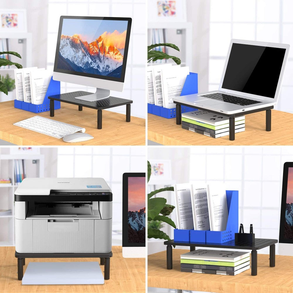 Techly ICA-MS 481 Height Adjustable Monitor Riser — View 8