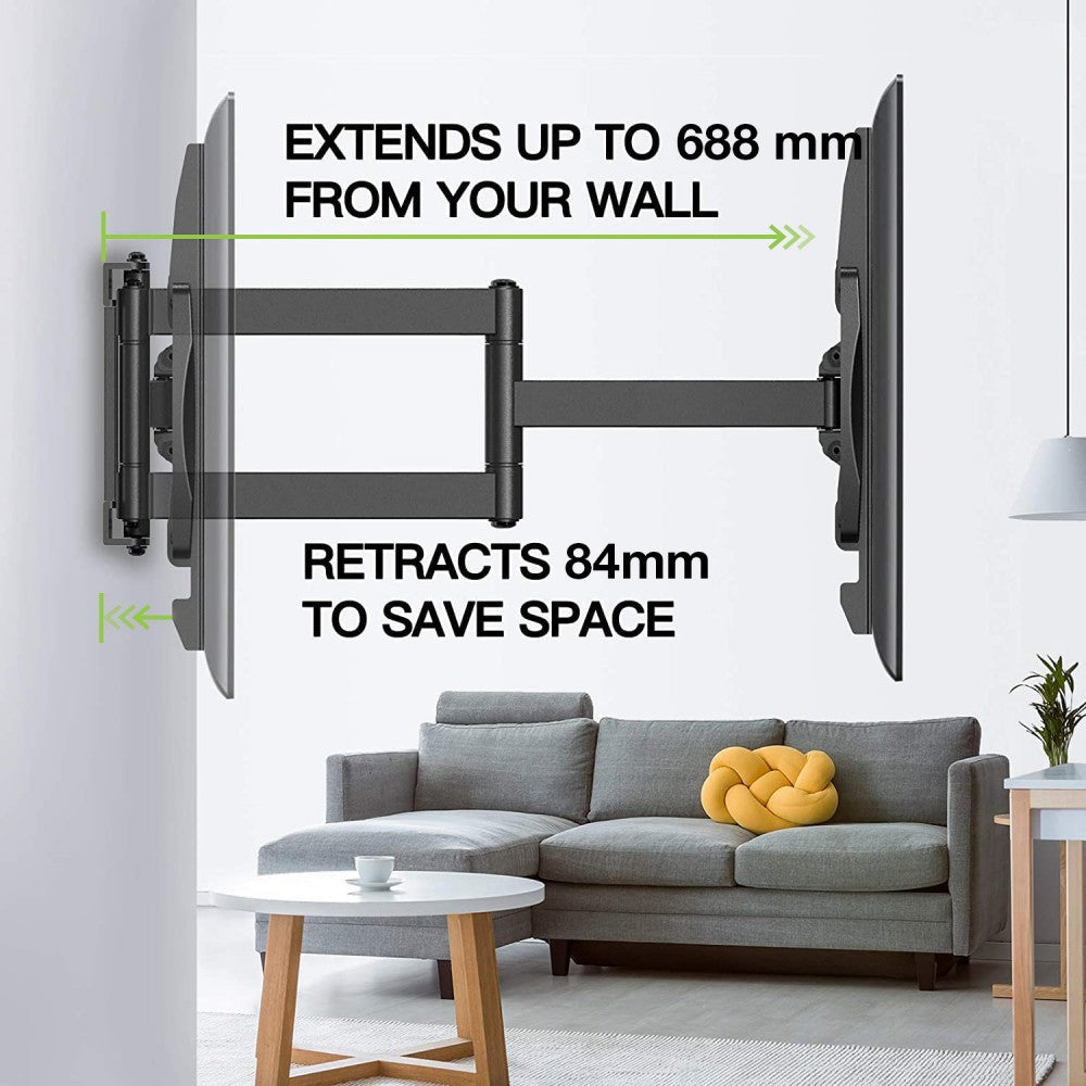 Techly ICA-PLB 23M Slim Full-Motion Wall Mount 32-70" TV - view 5