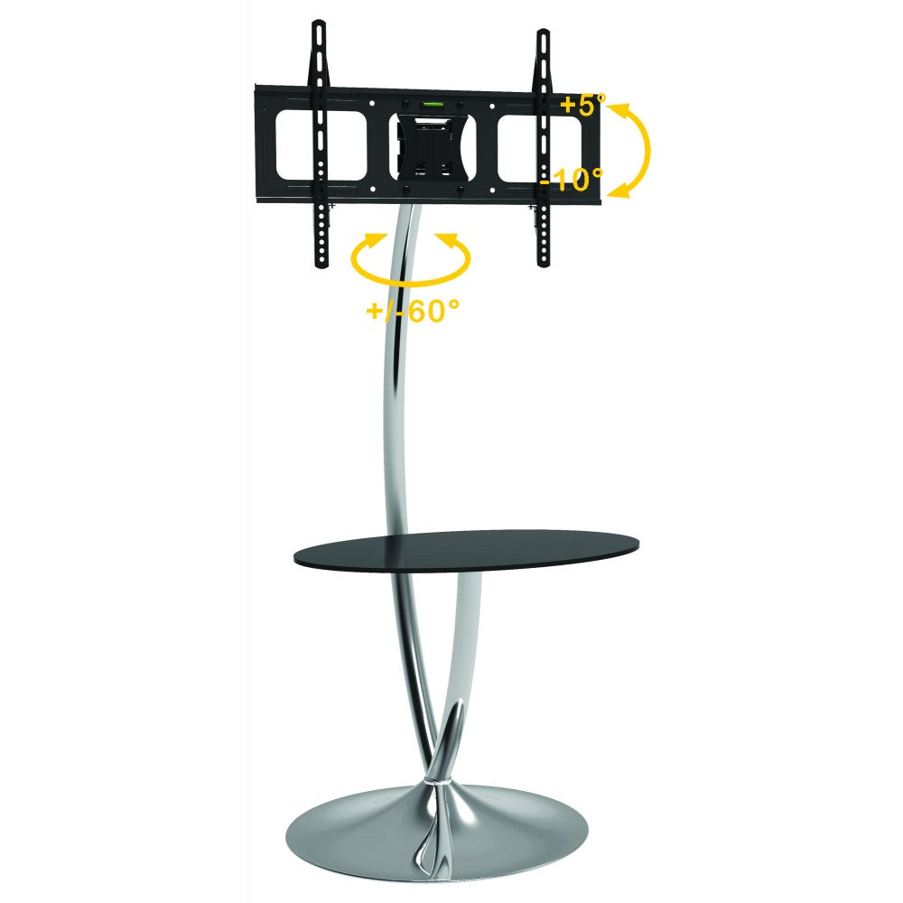 Techly ICA-TR13 Floor Stand with Shelf for LCD/LED/Plasma TV 32-70" - view 2