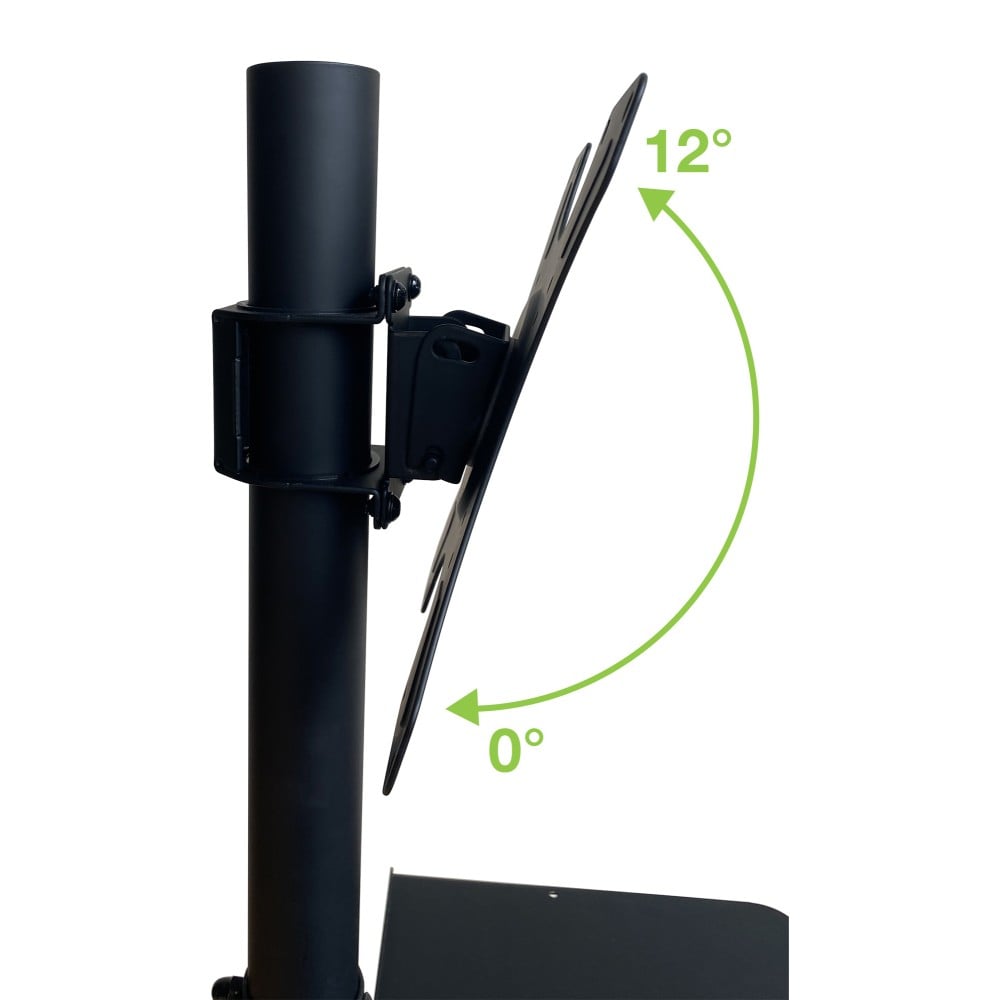 Techly ICA-TR201 TV Trolley with Shelf for 32-60" LED - view 4