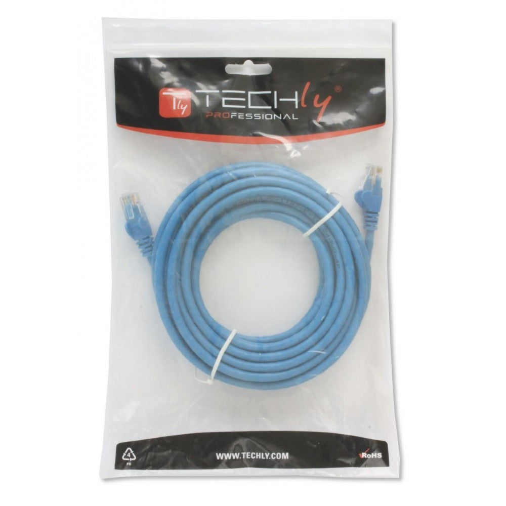 Techly Pro ICOC CCA6U-200-BLT Cat.6 CCA UTP Patch Cable 20m Blue - view 2
