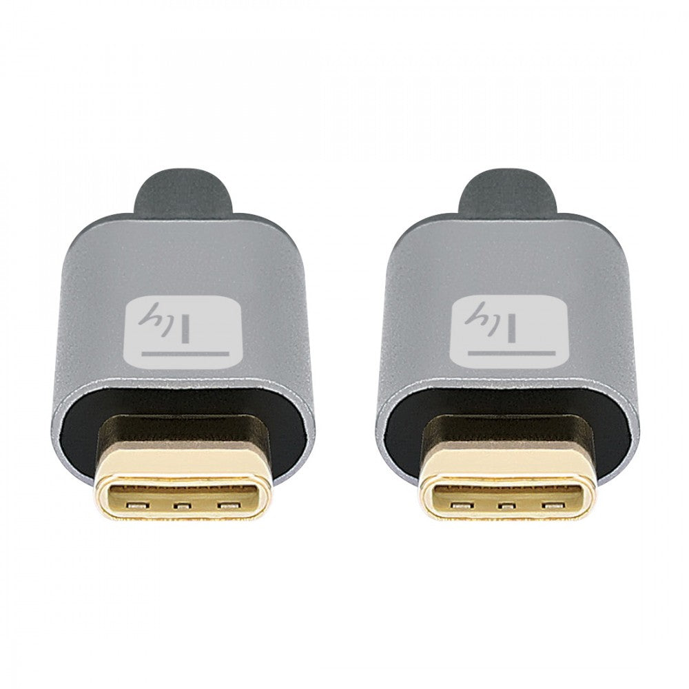 Techly ICOC MUSB322-CM-010 USB-C 3.2 Gen 2 Cable 1 m – 10 Gbps, 100 W PD & Reversible – view 2