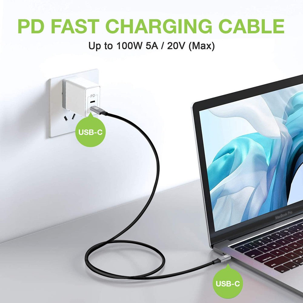 Techly ICOC MUSB322-CM-010 USB-C 3.2 Gen 2 Cable 1 m – 10 Gbps, 100 W PD & Reversible – view 5