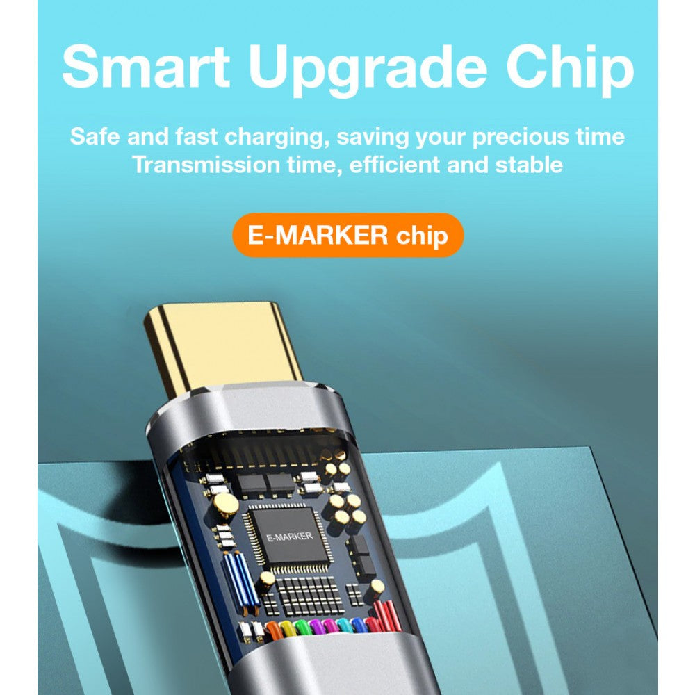 Techly ICOC MUSB322-CM-010 USB-C 3.2 Gen 2 Cable 1 m – 10 Gbps, 100 W PD & Reversible – view 7