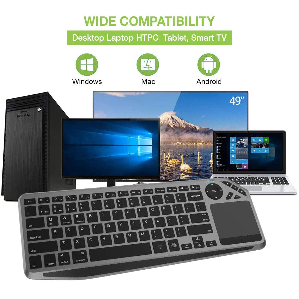 Techly ICTB9801TB Wireless Keyboard with Touchpad — View 12