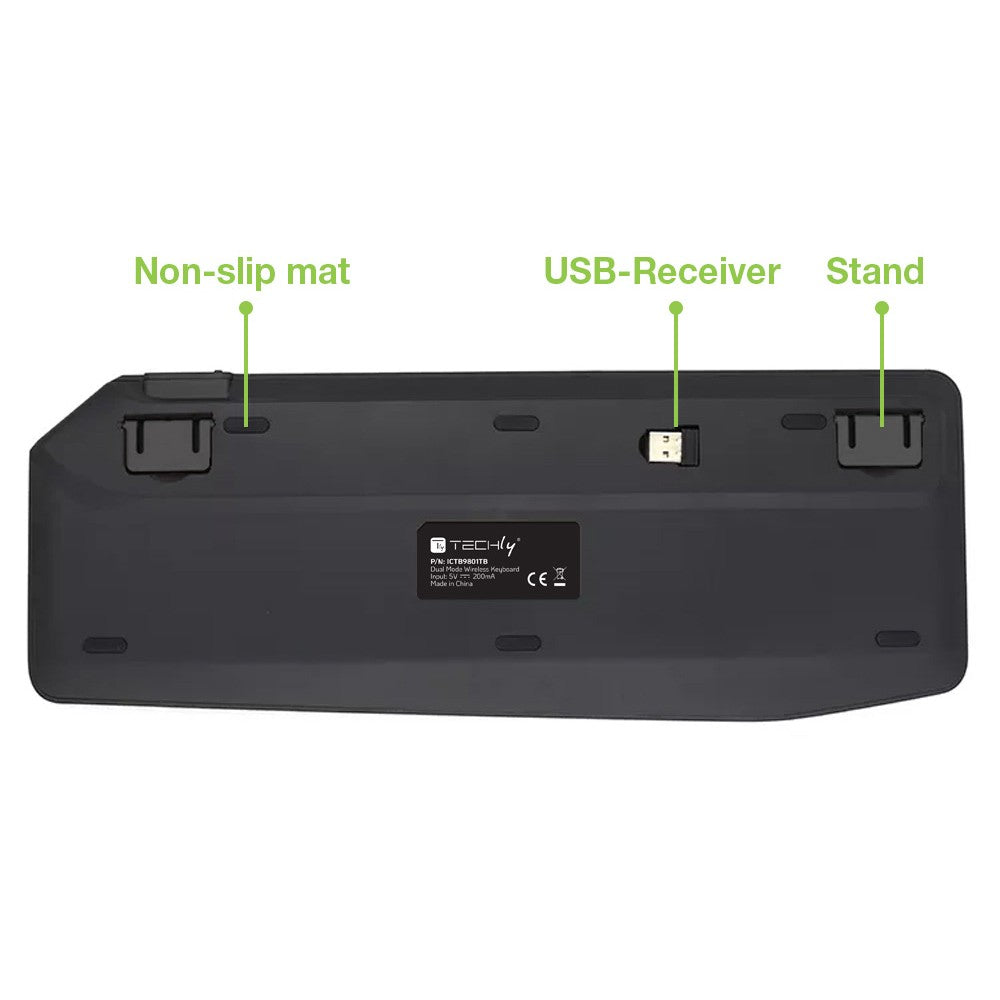 Techly ICTB9801TB Wireless Keyboard with Touchpad — View 13