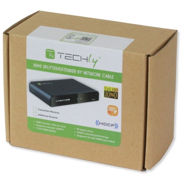 Techly IDATA EXTIP-383IRRX HDBitT HDMI Additional Receiver 120m - view 3