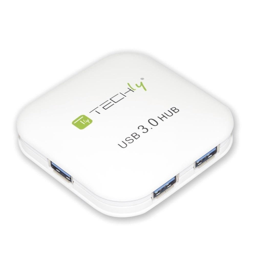 Techly IUSB3-HUB4-WH 4-Port USB 3.0 SuperSpeed Hub White — image 4