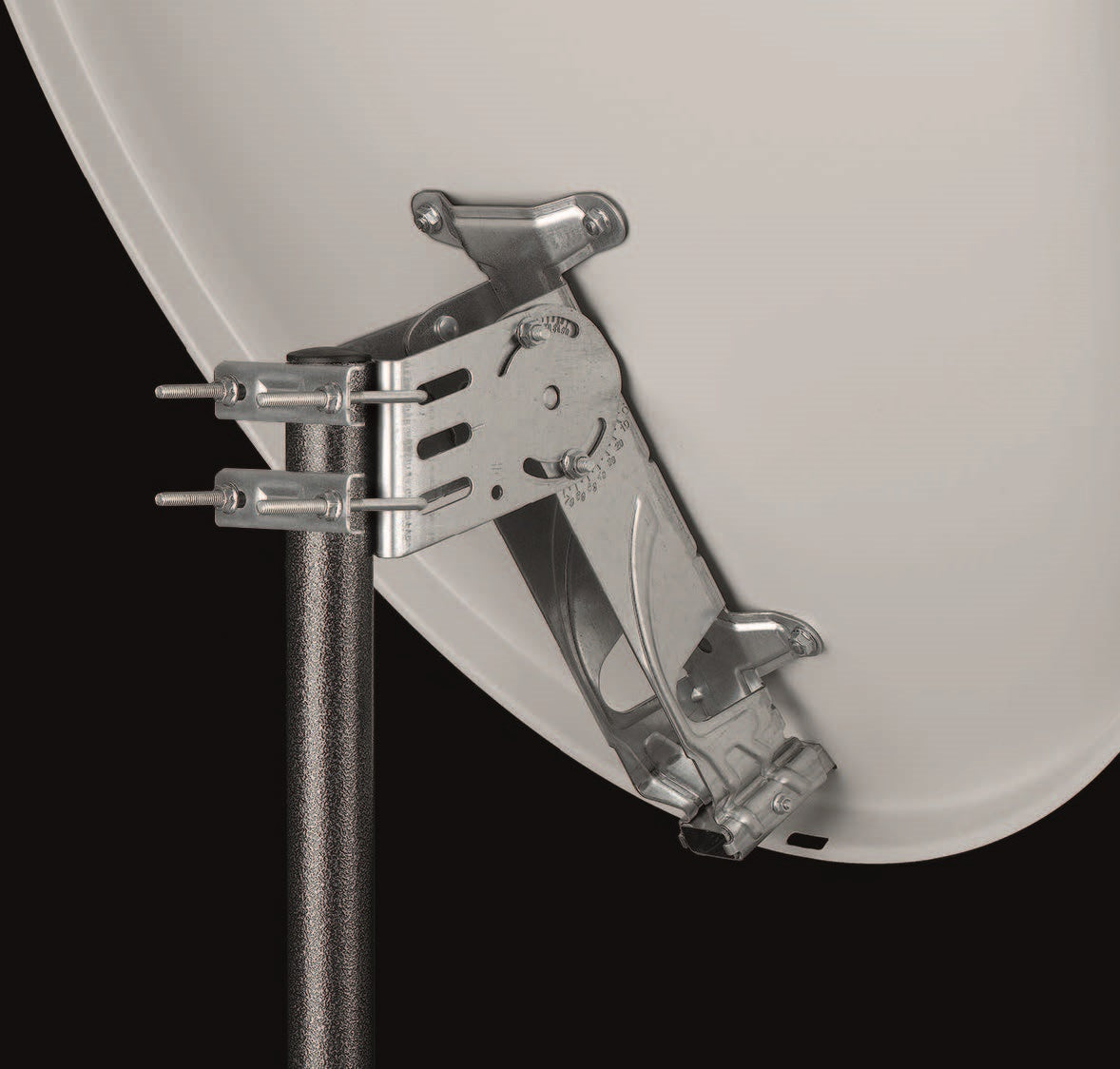 TELE System Satellite Dish — Side View
