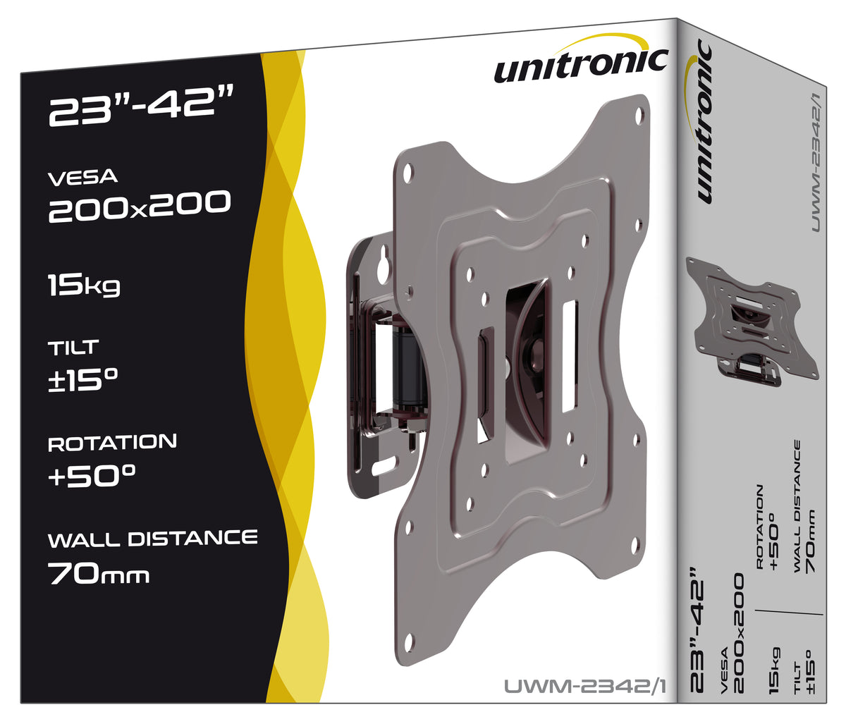 Unitronic Fixed TV Wall Mount — Detail View