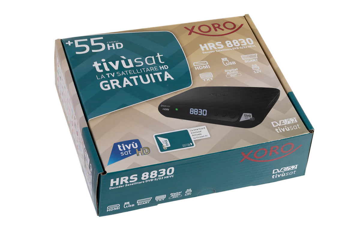 Xoro Satellite & Receivers — Side View